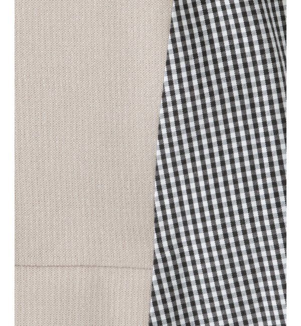 ikka kids「【親子おそろい】袖切り替えレイヤードプルオーバー（120~160cm）」|Tシャツ・カットソー|