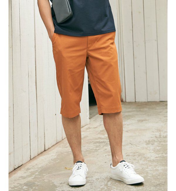 ikka「6.5ドビーハーフパンツ」|その他|キャメル