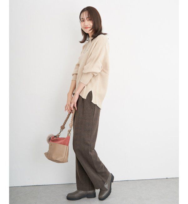 ikka「カットジャガードパンツ」|その他|