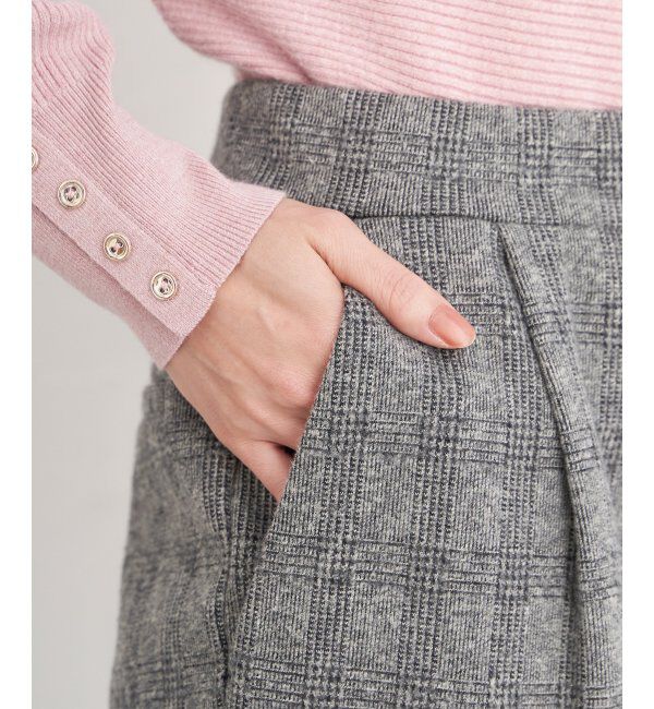 ikka「カットジャガードパンツ」|その他|