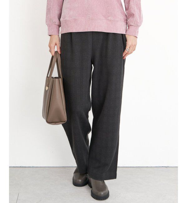 ikka「カットジャガードパンツ」|その他|