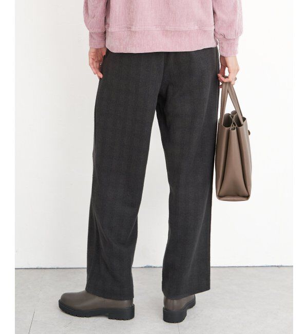 ikka「カットジャガードパンツ」|その他|