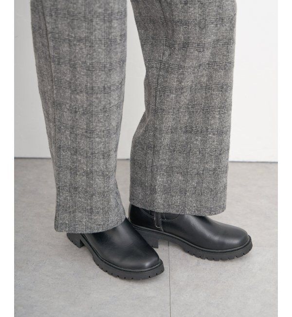 ikka「カットジャガードパンツ」|その他|