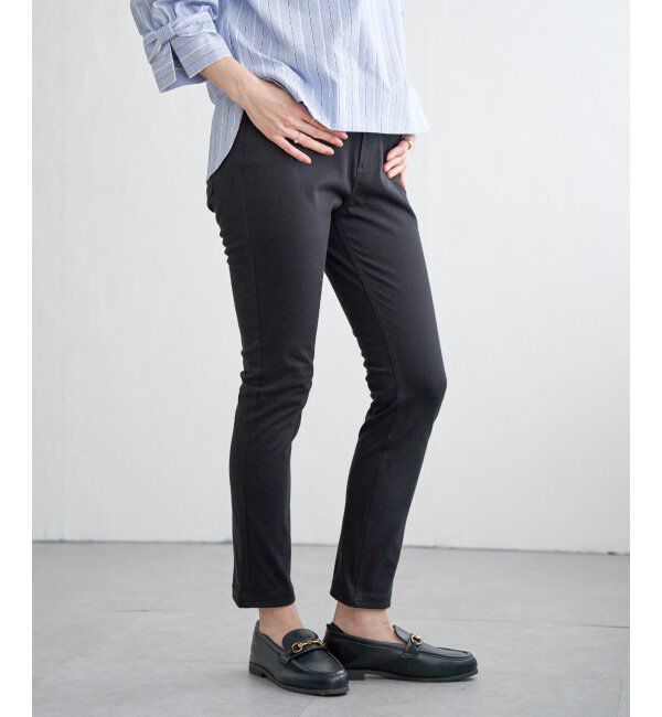 ikka「GOKU楽パンツ スキニー」|その他|ブラック