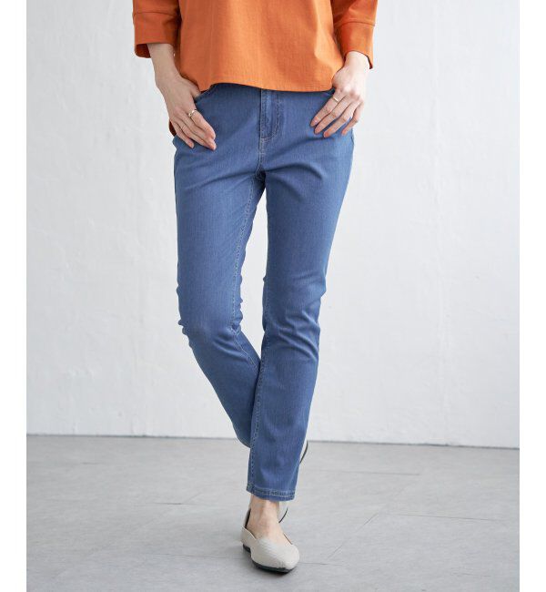 ikka「GOKU楽パンツ スキニー」|その他|ブルー