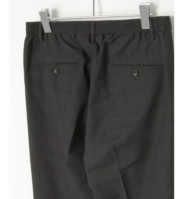 IKKA LOUNGE「【セットアップ対応】ブラックドットサッカーライトパンツ」|その他|