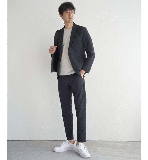 IKKA LOUNGE「【セットアップ対応】ブラックドットサッカーライトパンツ」|その他|