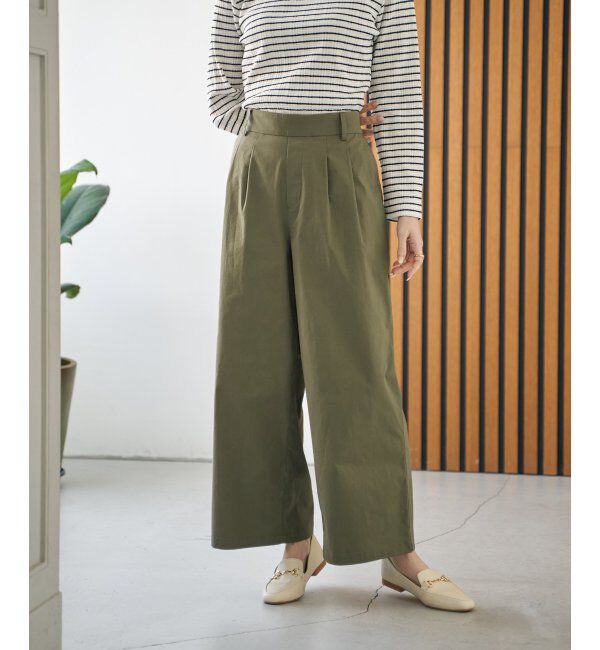 ikka「デニム／チノワイドパンツ」|その他|