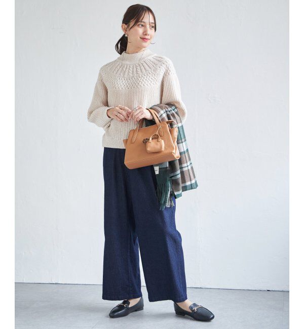 ikka「デニム／チノワイドパンツ」|その他|