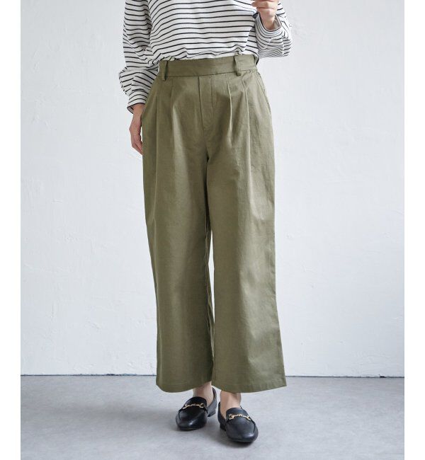 ikka「デニム／チノワイドパンツ」|その他|