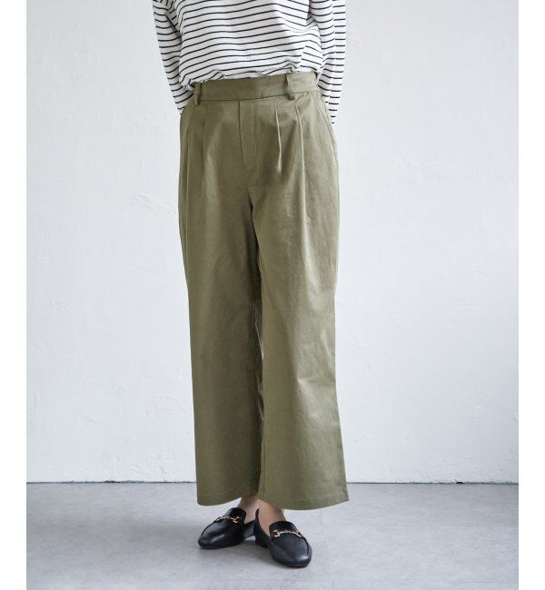 ikka「デニム／チノワイドパンツ」|その他|