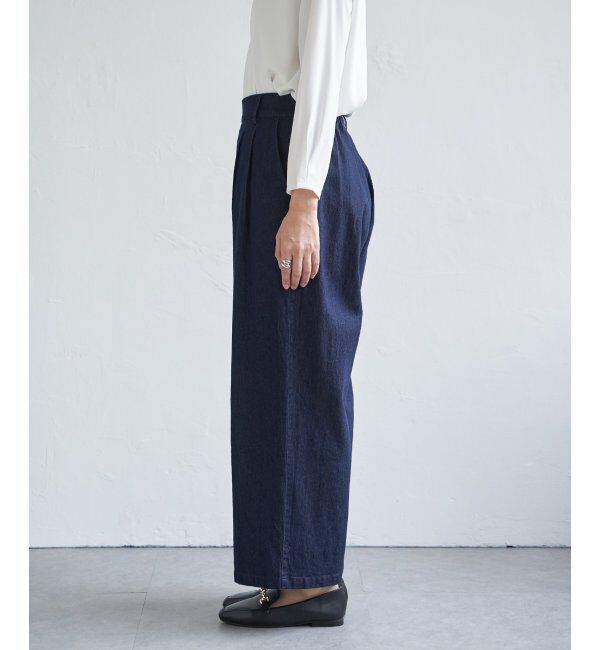 ikka「デニム／チノワイドパンツ」|その他|