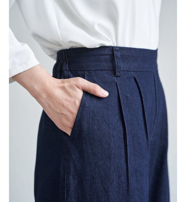 ikka「デニム／チノワイドパンツ」|その他|