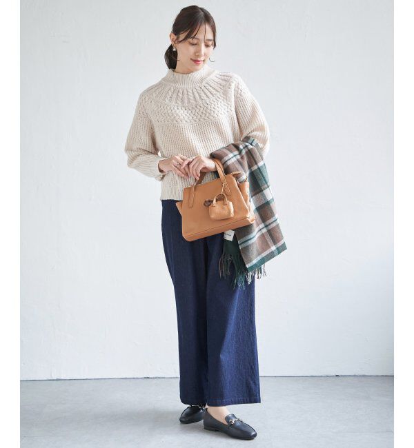 ikka「デニム／チノワイドパンツ」|その他|