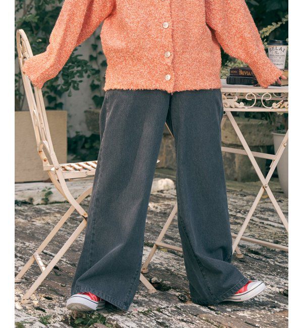 Lbc with Life「LBC ワイドストレートパンツ」|その他|ブラック