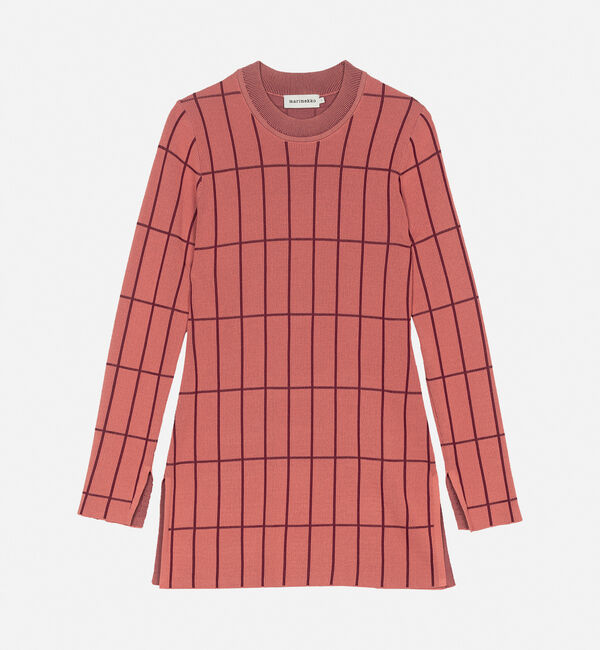 Marimekko「Konteksti Tiiliskivi ニットチュニック」|シャツ・ブラウス|