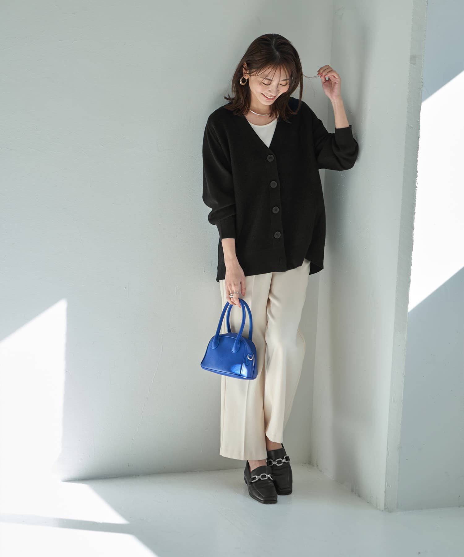 STYLE DELI「リラックスVネックカーディガン」|カーディガン|