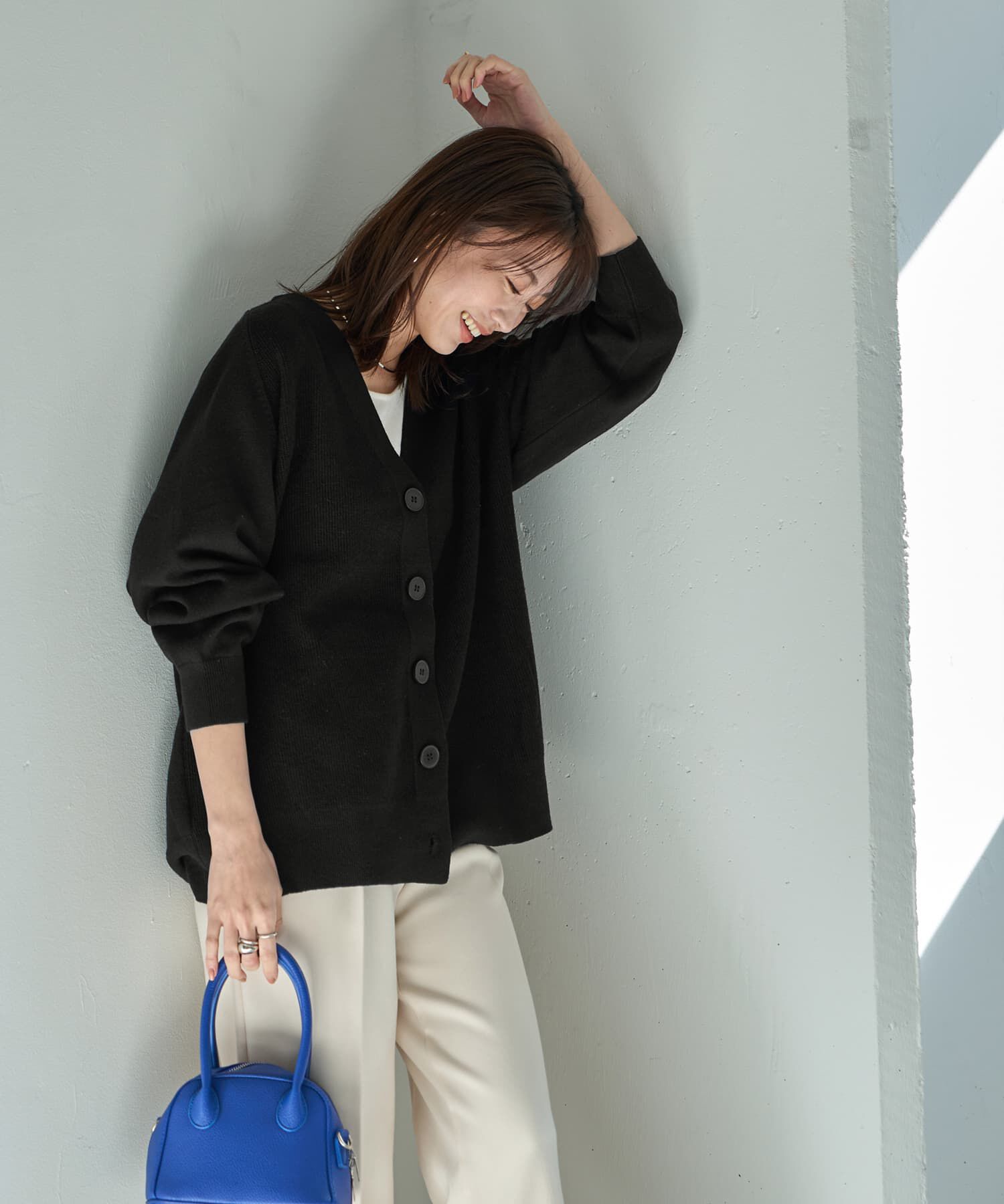 STYLE DELI「リラックスVネックカーディガン」|カーディガン|