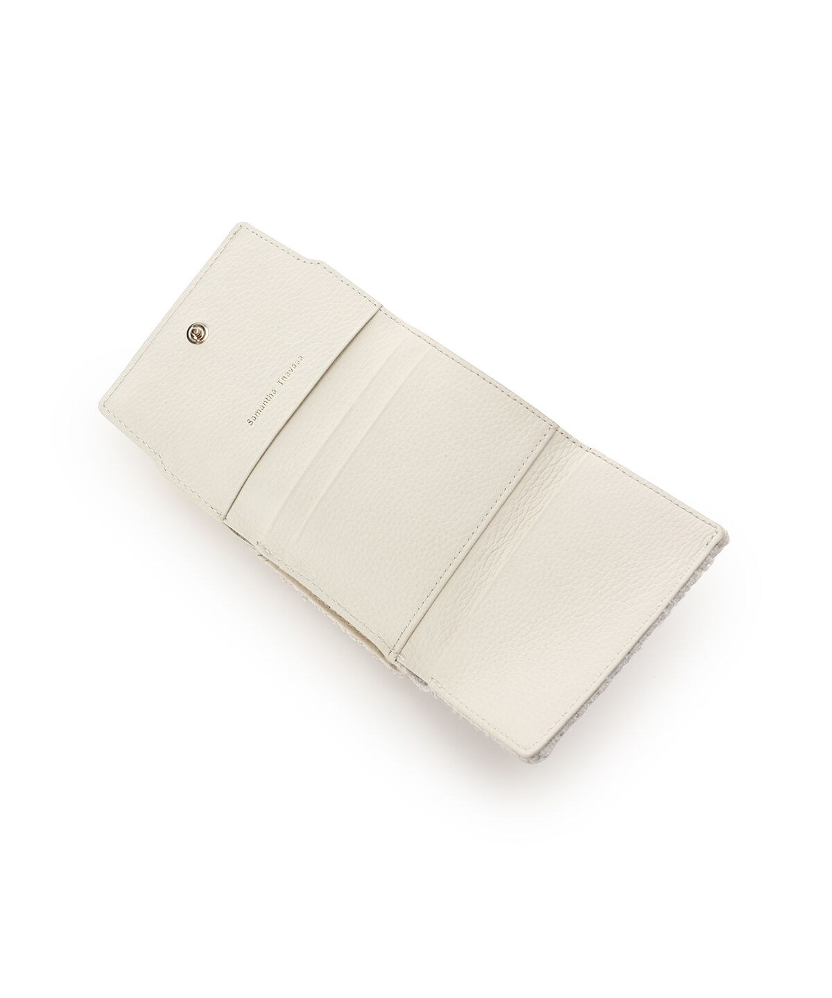 Samantha Thavasa「ループツイードデザイン エムシュシュⅢ 口金折財布」|財布|