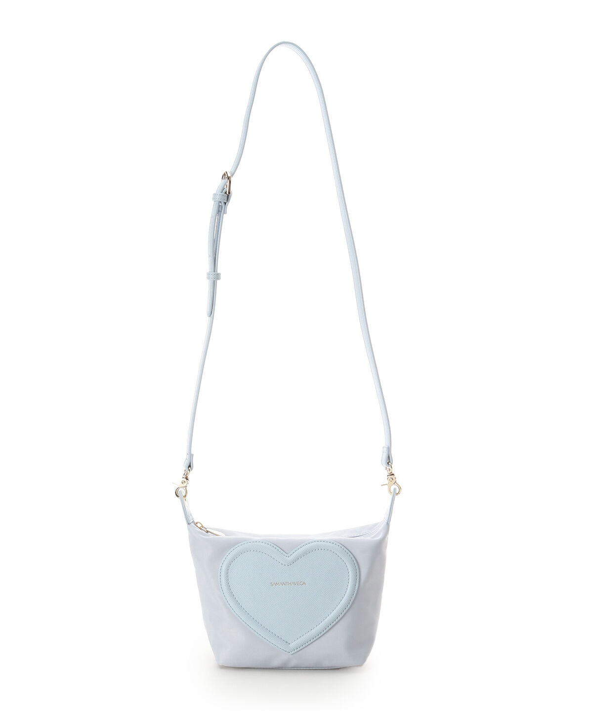 Samantha Vega「フロントハートナイロンショルダーバッグ」|ショルダー・メッセンジャー|