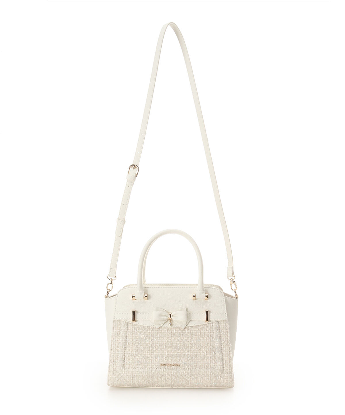 Samantha Vega「新色ツイードアクセントリボンハンドバッグ」|ハンドバッグ|