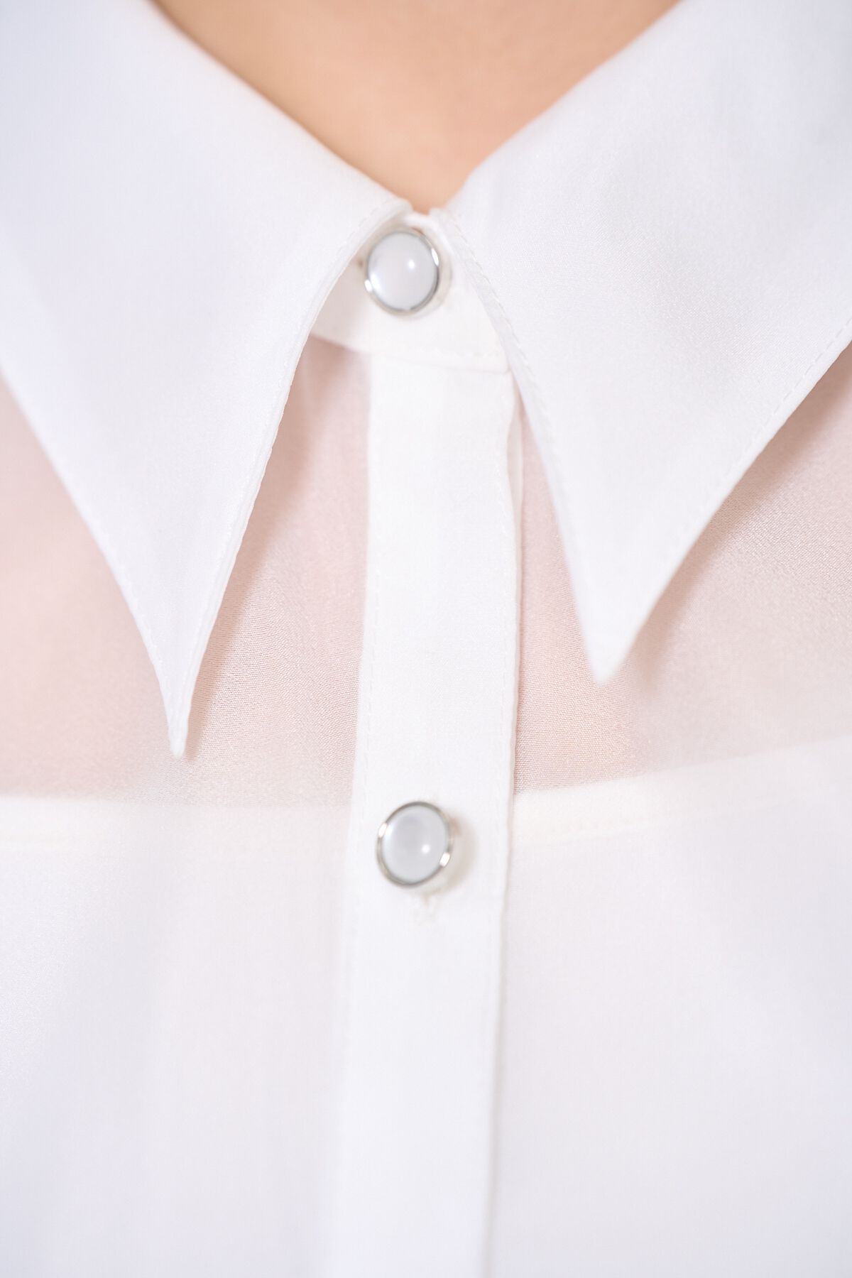 アンドクチュール「バタフライリボンシアー長袖ブラウス」|シャツ・ブラウス|