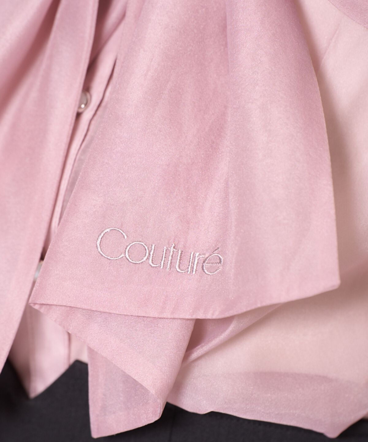 アンドクチュール「バタフライリボンシアー長袖ブラウス」|シャツ・ブラウス|