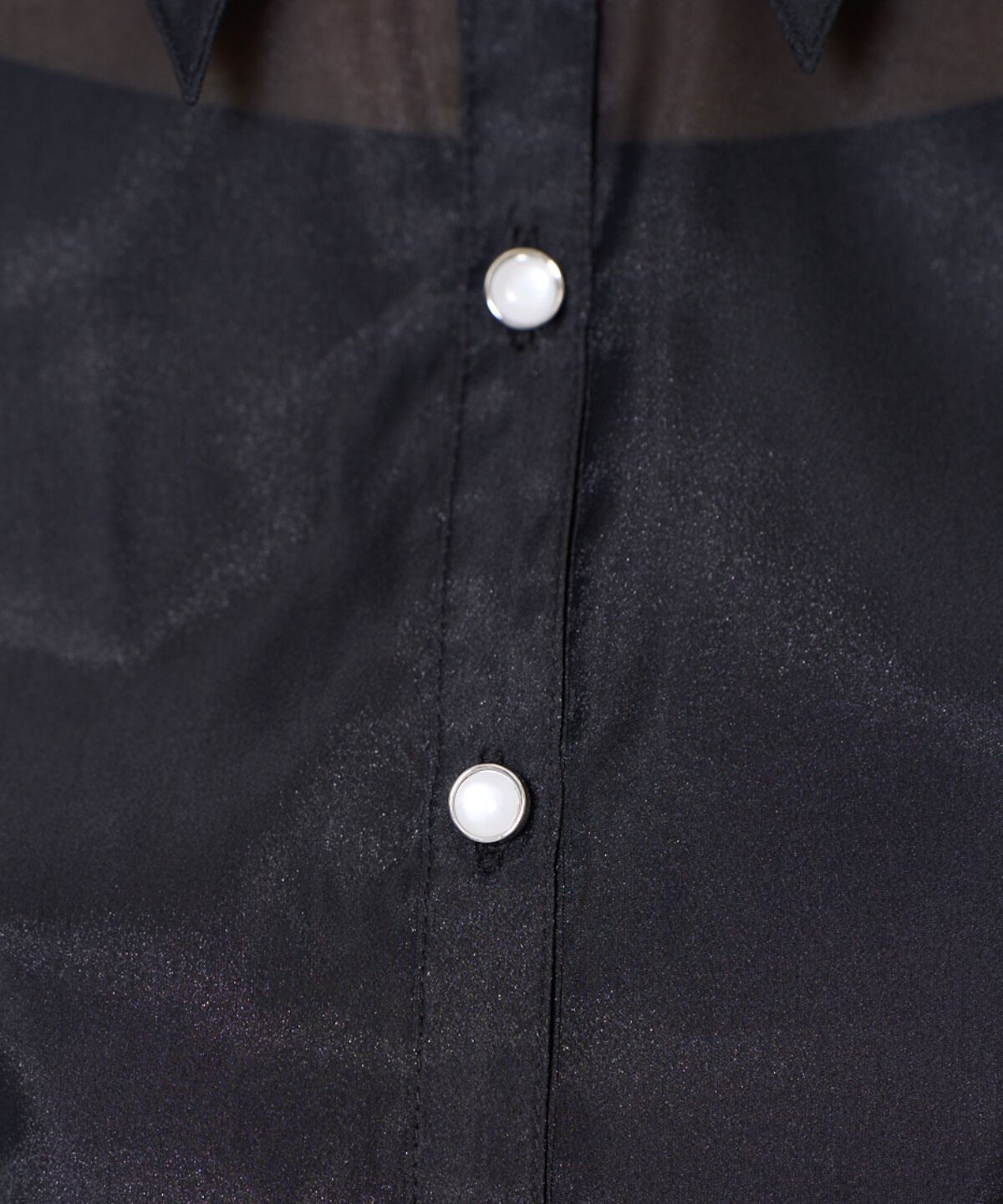 アンドクチュール「バタフライリボンシアー長袖ブラウス」|シャツ・ブラウス|