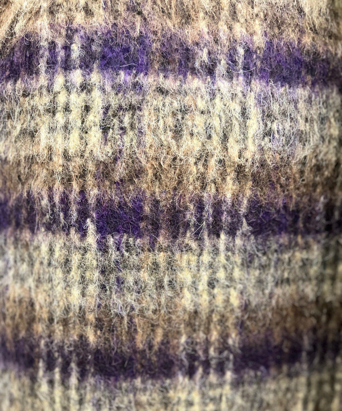 アンドクチュール「アルパカシャギーチェックロングコート」|その他|