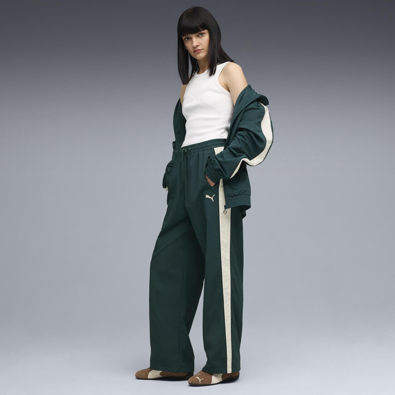 PUMA「【PUMA ｳｪｱ】M T7 OVERSIZED TRACK PANTS WV」|チノ|