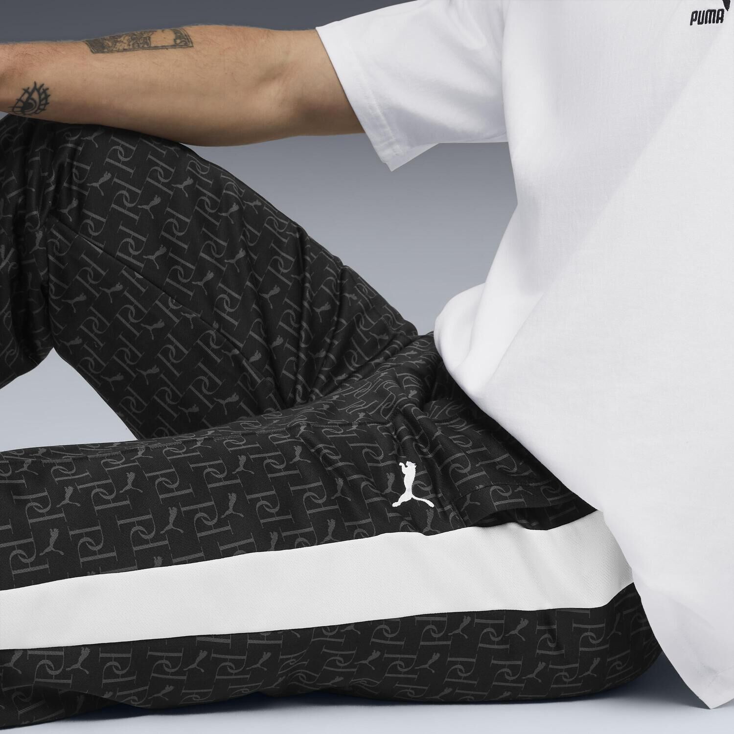 PUMA「【PUMA ｳｪｱ】M T7 AOP RELAXED TRACK PANTS」|チノ|