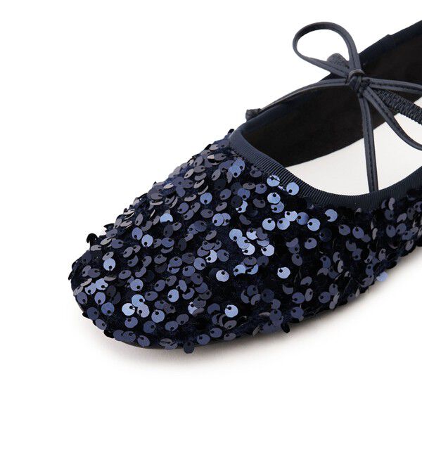 ODETTE E ODILE「＜SY＞スパンコールバレエ フラット10●&uarr;」|バレエシューズ|