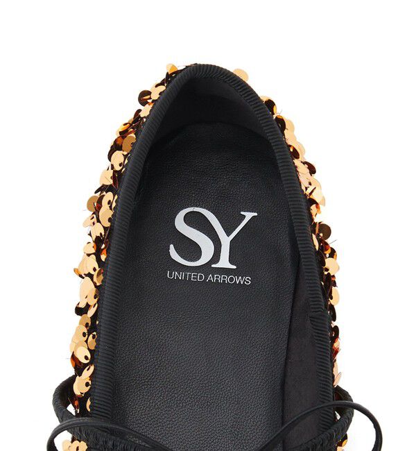 ODETTE E ODILE「＜SY＞スパンコールバレエ フラット10●&uarr;」|バレエシューズ|
