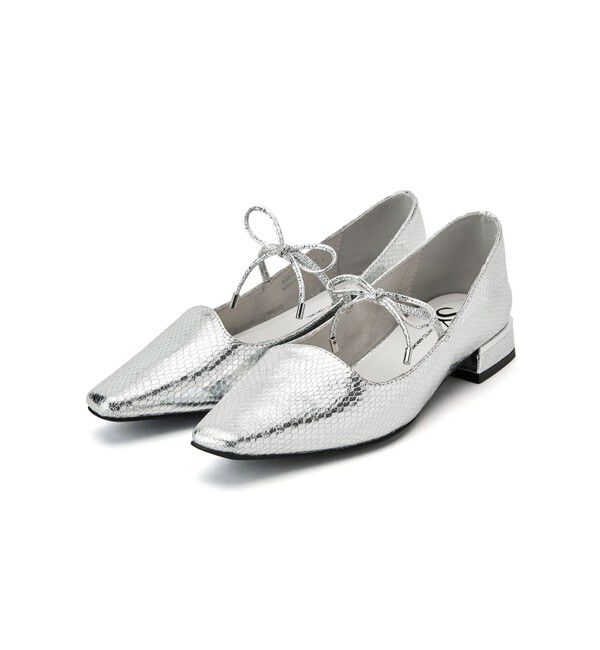 ODETTE E ODILE「＜SY＞ウェーブカットリボン フラット25●&uarr;」|パンプス|