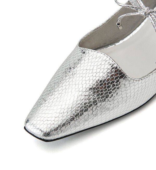 ODETTE E ODILE「＜SY＞ウェーブカットリボン フラット25●&uarr;」|パンプス|