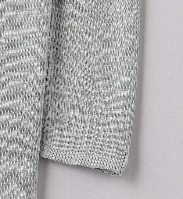 UNITED ARROWS「シルクリブ Vネック ロングカーディガン」|カーディガン|