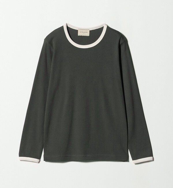 UNITED ARROWS「リブ バイカラー パイピング カットソー」|Tシャツ・カットソー|