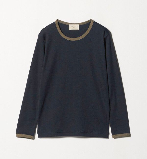 UNITED ARROWS「リブ バイカラー パイピング カットソー」|Tシャツ・カットソー|