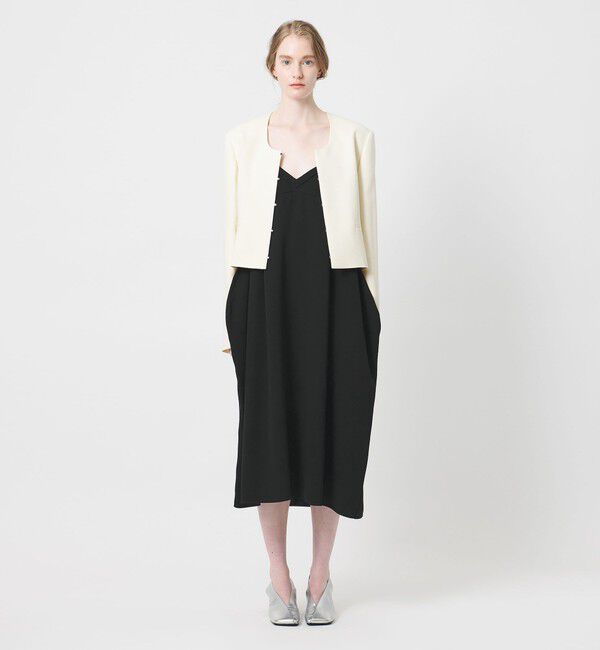 AEWEN MATOPH「＜AEWEN MATOPH＞コクーンキャミソールワンピース ‐ ウォッシャブル ‐」|ワンピース|BLACK