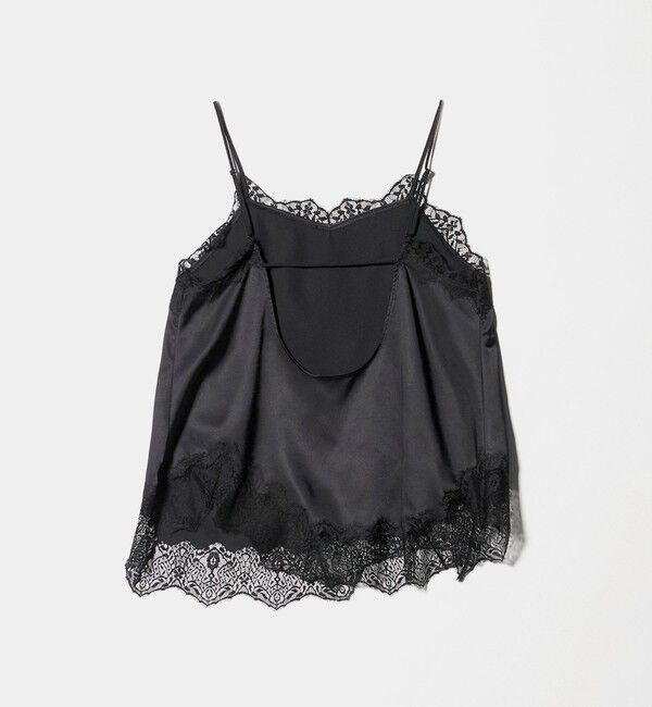 ASTRAET「＜ASTRAET＞サテン レース コンビ キャミソール」|シャツ・ブラウス|