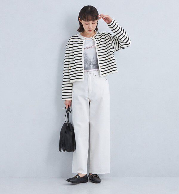 UNITED ARROWS green label relaxing「［size SHORT/TALLあり］ワイド デニム パンツ」|デニム|