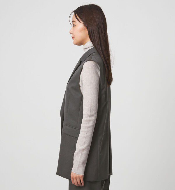 UNITED ARROWS green label relaxing「Greed グリード テーラード ジレ ウォッシャブル」|ベスト・ジレ|