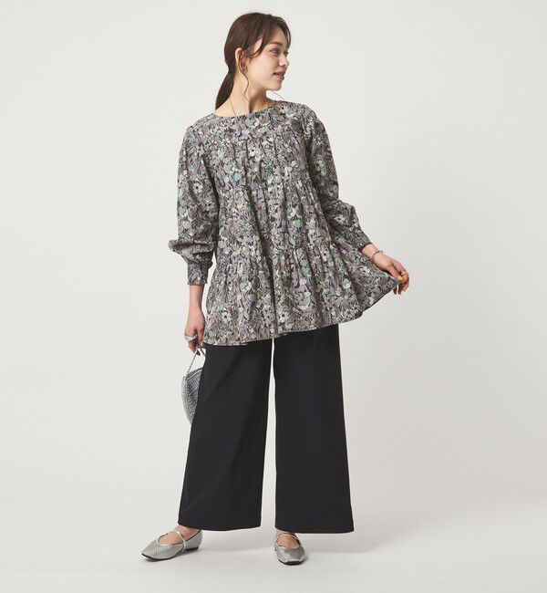 UNITED ARROWS green label relaxing「LIBERTY ティアード ブラウス」|シャツ・ブラウス|