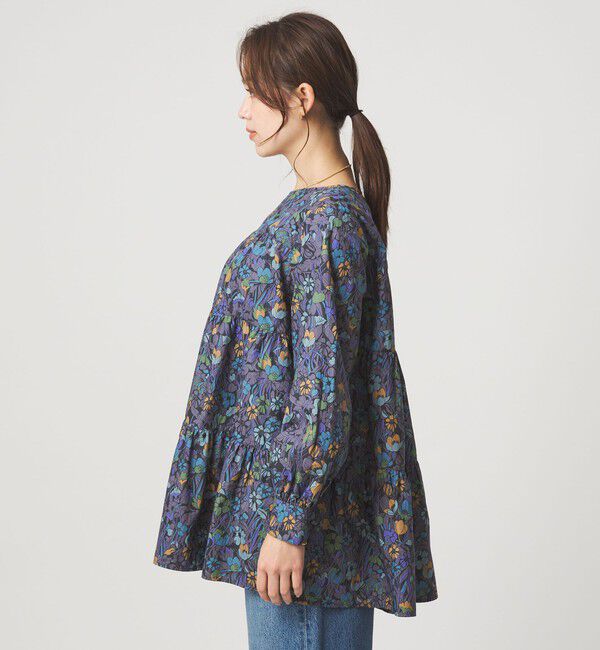 UNITED ARROWS green label relaxing「LIBERTY ティアード ブラウス」|シャツ・ブラウス|