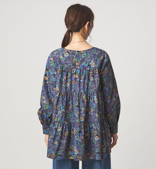 UNITED ARROWS green label relaxing「LIBERTY ティアード ブラウス」|シャツ・ブラウス|
