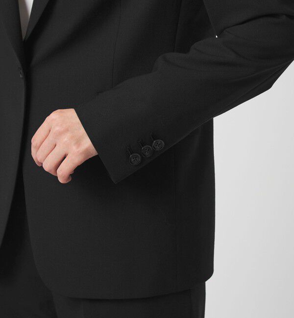 UNITED ARROWS green label relaxing「［size SHORTあり］カチリラ シングル テーラード ジャケット ブラック 」|テーラードジャケット|