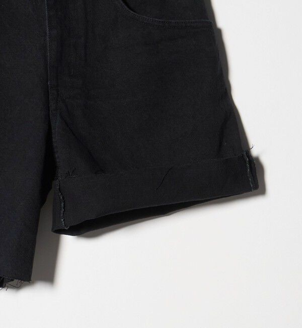 ATTISESSION「＜ATTISESSION＞ハーフ デニム パンツ/ブラック」|その他|
