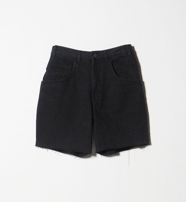 ATTISESSION「＜ATTISESSION＞ハーフ デニム パンツ/ブラック」|その他|