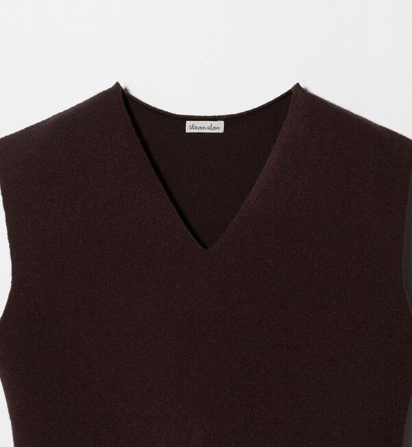 STEVEN ALAN「＜Steven Alan＞ウール カシミヤ ロング ベスト」|ニット・セーター|