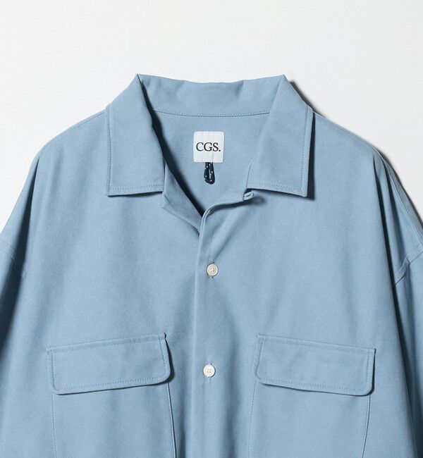 California General Store「＜CGS.＞スエードライク オープンカラーシャツ」|シャツ・ブラウス|